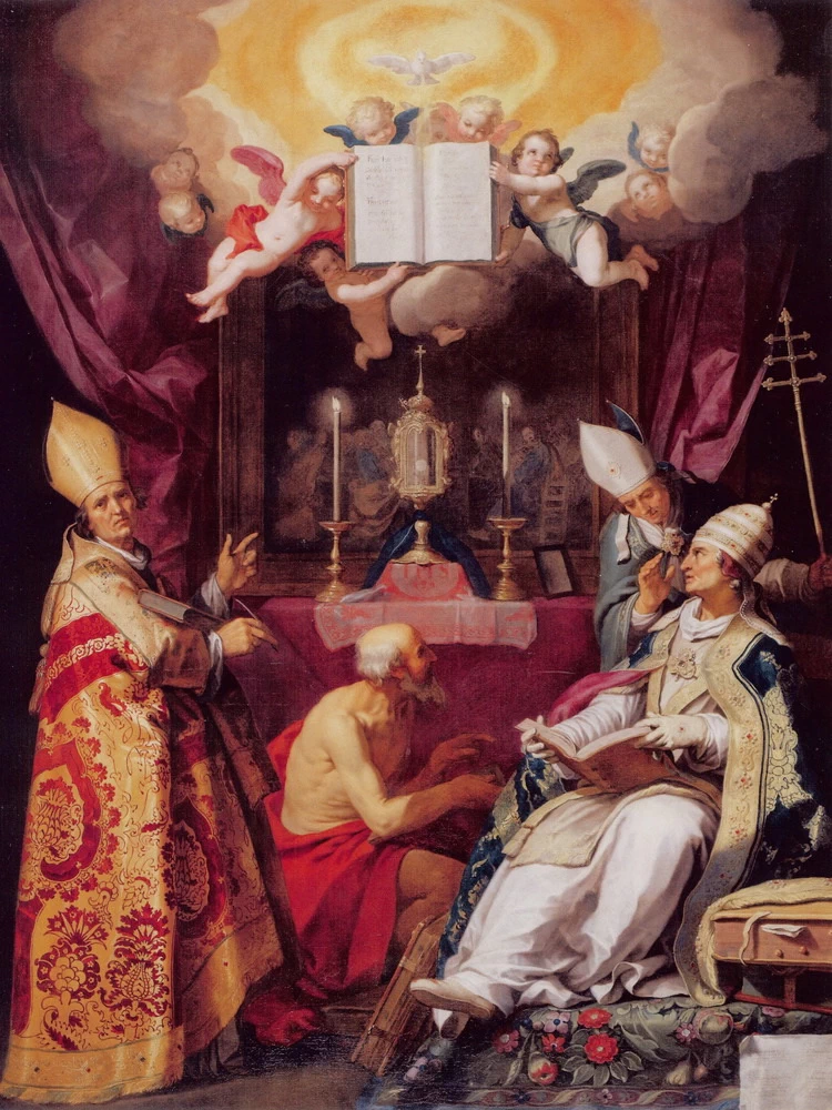 I quattro Padri latini della Chiesa glorificano l'Eucaristia - Museum Catharijneconvent